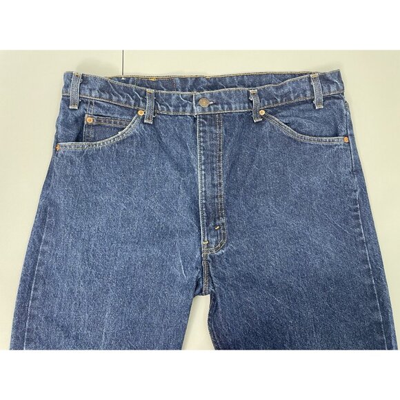 Vintage Levi’s 505 Jeans Orange Tab Straight Leg Mens 38x32 (Tag 40x32) Made USA - Picture 3 of 13